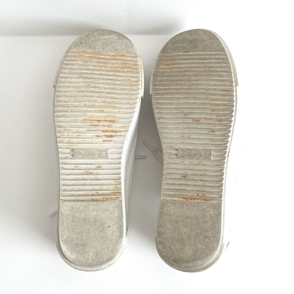 AllSaints Trish Leather Platform Sneakers - Picture 4 of 6